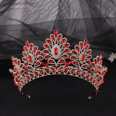 China Hair Decorations Euramerican Party Wedding Tiaras Crystal Crowns Rhinestone Pageant Crown For Women Bridal Crown for sale