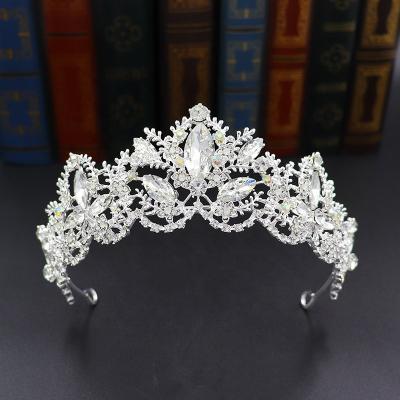 China Euramerican Crystal Diamond Party Wedding Tiaras Bridal hair decorations crown rhinestone crown for women jewelry for sale