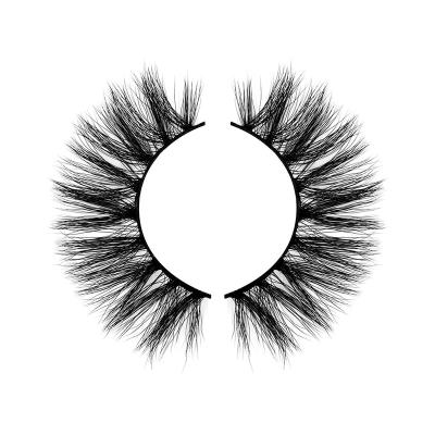 China Beautiful Flexible Wholesale Reusable DW13 Fake Lashes Designs Demi Wispies Magic Single Faux Mink Lashes Professional Exporter Chinese for sale