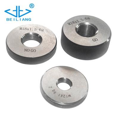 China Metric Thread Ring Gauge External Thread Pass Gauge External Thread Gauge Tooth Gauge M16 M18 M20 M22 M24 M27 M30 for sale