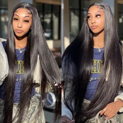 China Longest 40 Inch Body Wave XBL Hair Full Lace Front Wig Can Be HD 13x6 Virgin Human Hair Braided Lace Front Raw Wig With Baby Hair for sale