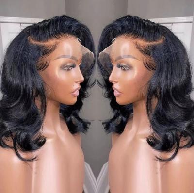 China Brazilian Body Wave XBL Human Hair Lace Front Wig, Pre Pluck Lace Wig With Baby Hair, Lace Front Wig For Black Women for sale