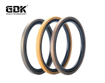 China Jack Piston Hydraulic Oil Seal , SPGO Hydraulic Piston Cup Seals PTFE NBR for sale