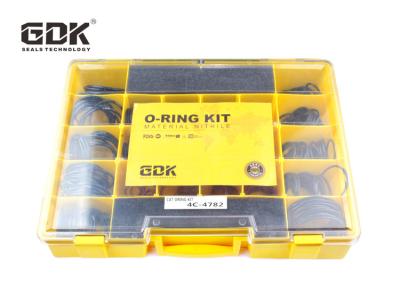 China Hoge GDK - Verbinding van de Verbindingen4c-4782 Caterpillar O Ring Kit Box High Temperature O-ringen van kwaliteitsnbr de Materiële Rubbero-ringen Te koop