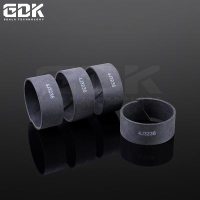 China Gdk Manufacture Black Nylon Glass Fiber Material Excavator Spare Parts WR Hydraulic Cylinder Wear Ring Seal for sale