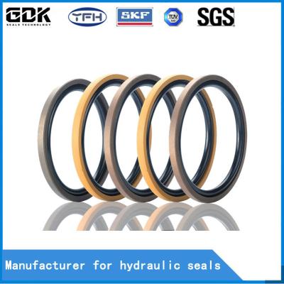 China SPGO PTFE NBR Bronze Piston Seal Hydraulic For Excavator Construction Machinery for sale