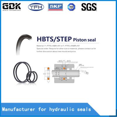 중국 PTFE 액압 실린더 물개 완충기 반지 HBTS 단계 고무 물개 기계적 밀봉 O 반지 판매용