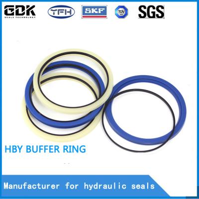 China HBY PU Polyurethane Rod Hydraulic Buffer Seal High Precision Excavator Parts for sale