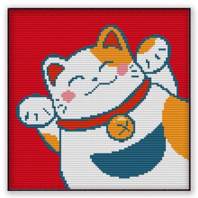 China All over the world animal cross stitch fabric aida NKF picture kits knitting crafts cross stitch tool cross stich kit for sale