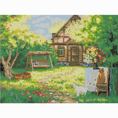 China Around the World Customizable NKF Sewing Fabric 11ct 14ct Cross Stitch Kit for sale