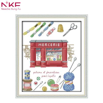 China Europe NKF cross stitch haberdashery cartoon design in embroidery needlepoint canvas sale stichwork for sale