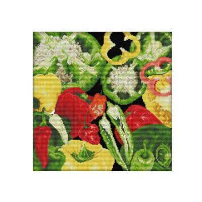 China Europe NKF Chillis Lifestyle Embroidery Patterns Vegetables Cross Stitch Kits Online Wholesale for sale