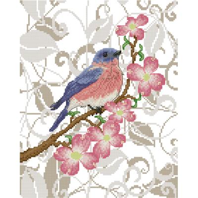 China All over the world NKF DIY pattern bedroom decoration Aida fabric embroidery starter kit animal with cross stitch kit dmc pattern for sale