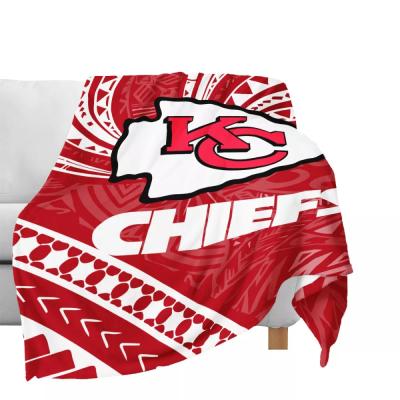 China MOQ PORTABLE NFL Team Knitted Outdoor American Football Blanket For Polynesian Polynesian Samoan Tribal Design Custom Adults & Kids 1 for sale