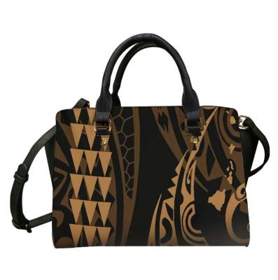 China Fashion Design Retro Premium Casual Fashion Polynesian Samoan Tribal Style Unique Miss Handbag for sale