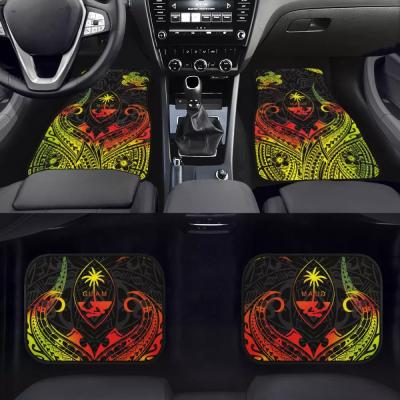 China 2021 Samoan Interior Protection Set Easy Cleaned Fashion Polynesian Tribe Car SUV Universal Fit Truck Truck Custom Design Car Floor Mats for sale