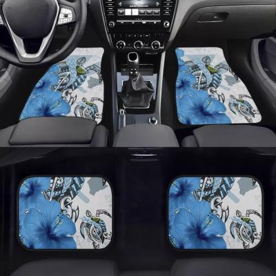 China Easy Cleaned Print Custom Car Floor Mats Polynesian Polynesian SUV Interior Universal Fit Truck SUV Custom Car Floor Mats 4 Pattern 4 Turtle Sea Turtle for sale