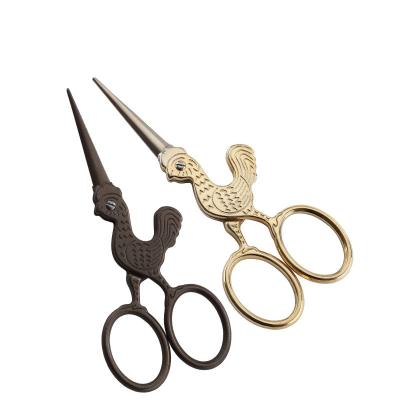 China Chinese Retro Zodiac Sewing Scissors JDS006 Shaped Chicken Crafts for sale