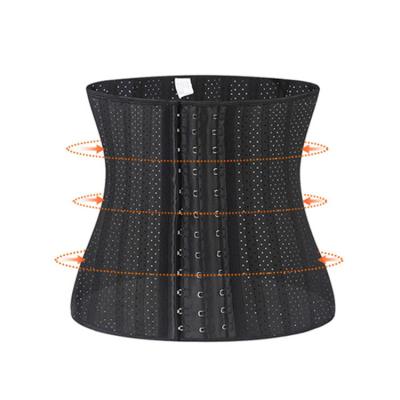 China Antibacterial Latex 3XS-3XL Women's Corset 25 Straps Waist Trainer Breathable Diet Steel Boned Abdominal Trainer Hooks Women Shaper for sale