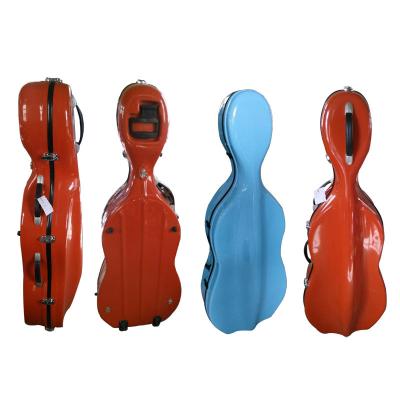 China High Quality Ultralight 1/8 CELLO Cello Box Case Folding Shoulder Strap FRP Cello Case Cello Accessories for sale