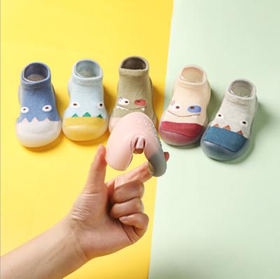 China Baby Sports Socks Sole Shoe Non Slip Floor Cartoon 3d Toddler Socks Rubber Animal Animal Shoe for sale