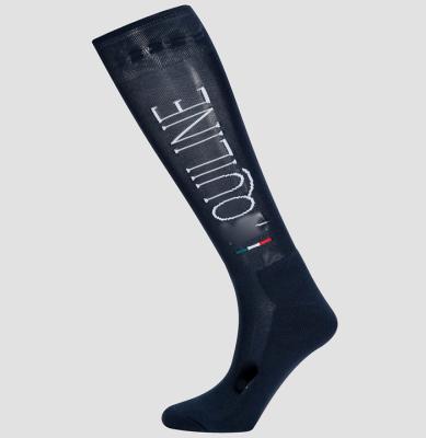 China Best Antibacterial Sale Customized Design and Logo for your Equestrian Riding Boots Knee High Socks for sale