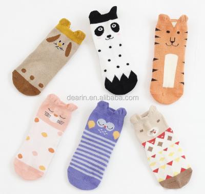 China Cute Anti Slip 3d Pattern Design Cotton Baby Socks Non Skid DYNB-9601 Antibacterial For Toddlers Baby Boy And Girl for sale