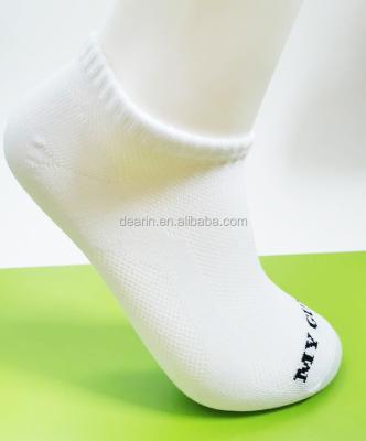 China Discount Antibacterial Mens Low Cut Bamboo Ankle Socks With Breathable Mesh Channel for sale