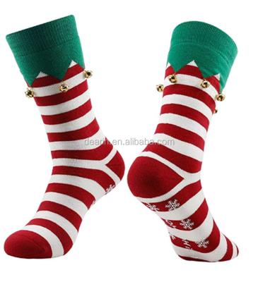 China Colorful Funky Christmas Mens And Womens Cartoon Cotton Boot Unisex Funky Socks DYSD2307 Antibacterial for sale