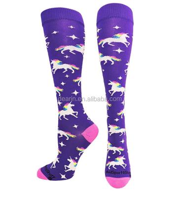 China DYHR-062 antibacterial jumper, horse riding, riding socks, knee-high for children for sale