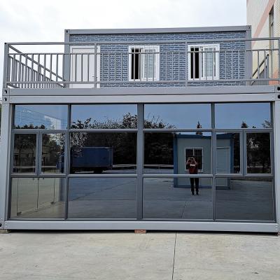 China Modern Simple Style 40ft Modular Container House for Multi-function Prefab Camping House 20ft Detachable Prefab Tiny House for sale