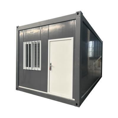 China Casa de contenedores móvil mejor para 20ft 40ft desmontable Prefab Camping casa y fuerte panel de sándwich puerta en venta