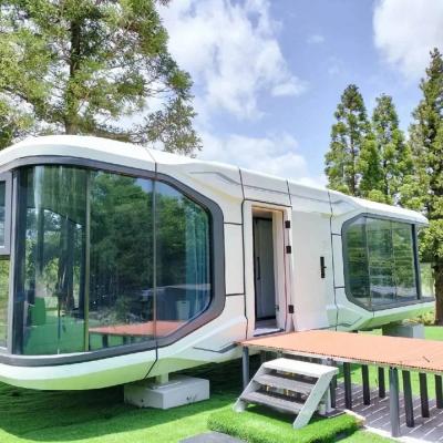 China Graphic Design Modern Space Capsule Hotel with and Modern Design Expandable Container for sale