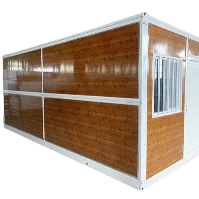 China Portable Foldable Shipping Container Homes Base Floor Plate Floor 20ft Prefabricated Folding House Mobile Building For Winter for sale