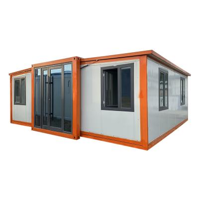 China Ready 20 40 Foot Expandable Container Living House Windproof Light Steel Prefab Container Customized Color for Villa Sale for sale