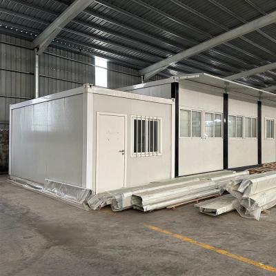 China Modular Low-Carbon Eco Tiny Home Furnished Panel Steel Frame Prefab Container House with Broken Bridge Aluminum Door for sale