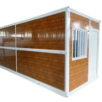 China Ready Made Customized Color Size Steel Glass Wool Sandwich Panel Folding Container House for Compact and Stylish Living for sale