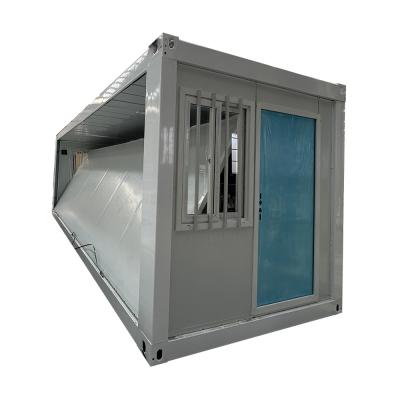 China Folding Container House with Aluminum Window Fast Build 20ft 40ft Modular Camping Box 2 Bedroom Mobile Tiny Container Homes for sale
