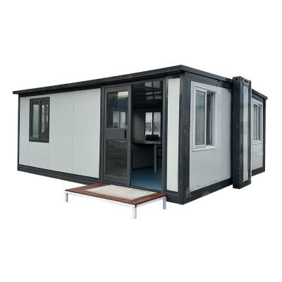 China Makkelijk te installeren Uitbreidbaar Modulair Containerhuis Geïsoleerd Prefab Modulair Gebouw Huis met 2 Slaapkamers Stalen Sandwich Panel Te koop