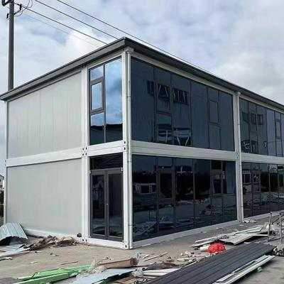 China Galvanlized Steel Frame Detachable Container House Villa Container Homes 40ft Luxury House for Hotel Resort Housing Living for sale