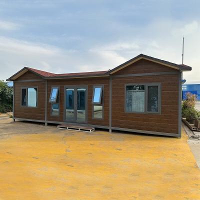 China Gepersonaliseerd 20FT/40FT Draagbaar Prefabricated Home Containerhuis voor orkaanbestendige woning 2 slaapkamers Mobiele huis Te koop