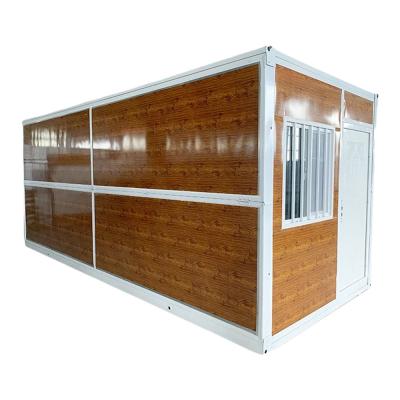 China Stahl-Sandwich-Panel 20ft Isolierter Klappbehälter Zuhause Moderne Fertighäuser Container Klapphaus zu verkaufen