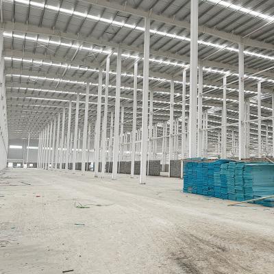 China Aluminum Alloy Window Light Steel Q345 Q235 Prefabricated Steel Structure Metal Warehouse Free Shipping and Best Prices for sale