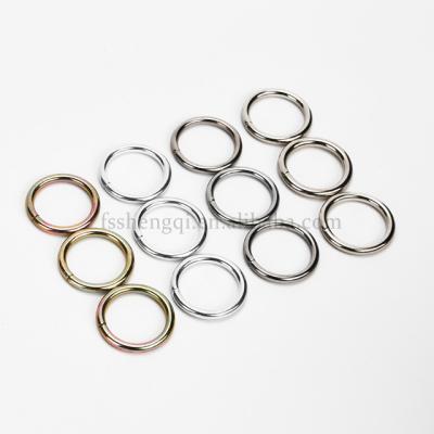 China Sturdy and Durable 25mm Round Ring Custom Welded O Ring Steel O Ring Iron Zinc Plated 1 Inch Metal Buckle for sale