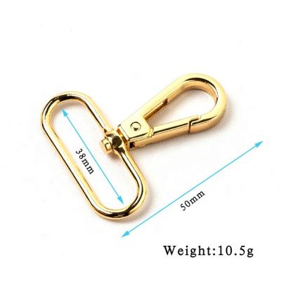 China High Quality Sturdy And Durable Bag Parts Pinch Snap Hook O Ring Hook Dog Leash Metal Oval Brass Swivel Zinc Alloy Hardware for sale