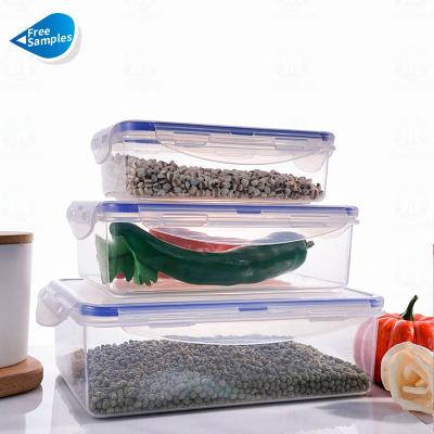 China Wholesale 600ml 1000ml 2000ml Food Bento Box Clear for Adults and Kids Lunch Box Food Cereal Snack Containers for School Home Travel for sale