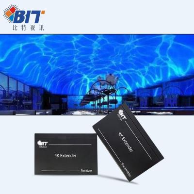 China Show halls factory price 4k60 RS232 hdmi over single addon 120m cat5e 3d addon cat5 remote control for sale