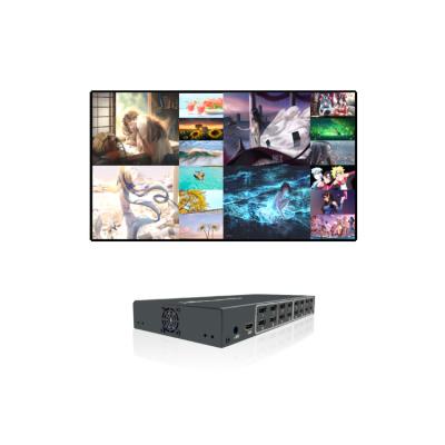 China Indoor flexible resolution 16 channel quad screen 4k hdmi multiviewer for sale