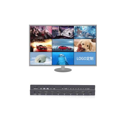 China Hot sale stock market tracking 8x1 4x1 splicing tv screen display screen 16x1 4K hdmi quad screen multiviewer for sale