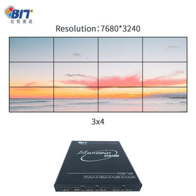 China Advertising the best selling splicing processsor wall video controller 1x3 display screen tv hdmi tv equipment for sale